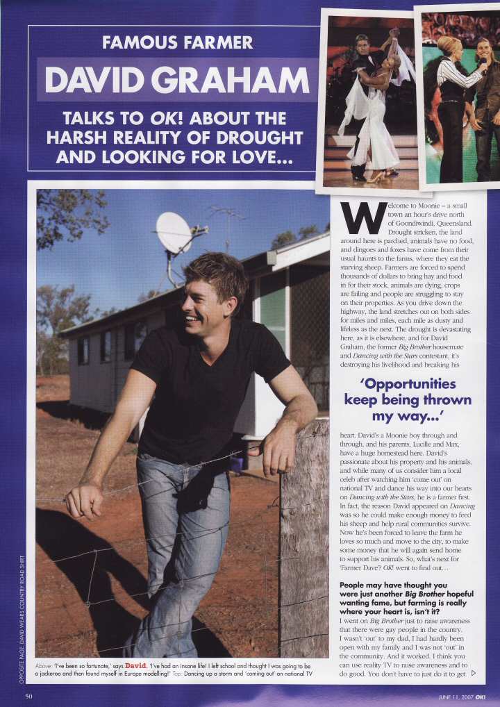 David Graham, Farmer Dave, Dancing With The Stars, DWTS, Big Brother,